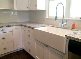 Farm Sink Granite White Ornamental